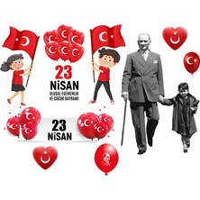 Eleven Markets 20 Adet Çubuklu Kağıt Atatürk Bayrağı Baskılı Milli Bayrak