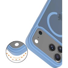 Mey Ithalat®  Apple iPhone 17 Pro Jota Magsafe Kapak - Açık Mavi