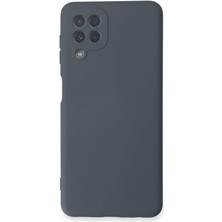 Mey Ithalat®  Samsung Galaxy A22 Kılıf Nano Içi Kadife Silikon - Gri