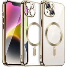 Mey Ithalat®  iPhone 15 Kılıf Kross Magneticsafe Kapak - Gold