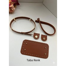 ZG Hobi Aksesuar Örgü Çantalar Için Suni Deri Kit