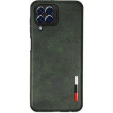 Mey Ithalat®  Samsung Galaxy M33 Kılıf Loop Deri Silikon - Yeşil
