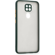 Mey Ithalat®  Xiaomi Redmi Note 9 Kılıf Montreal Silikon Kapak - Yeşil