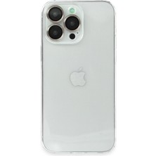 Mey Ithalat®  iPhone 13 Pro Kılıf Luko Lens Silikon - Gold