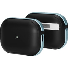Mey Ithalat®  Airpods 3 (3.nesil) Mo-A8 Armor Kılıf - Sierra Blue