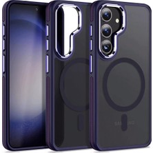 Mey Ithalat®  Samsung Galaxy S24 Winner Magsafe Kapak - Derin Mor