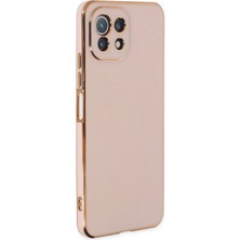 Mey Ithalat®  Xiaomi Mi 11 Lite Kılıf Volet Silikon - Pembe