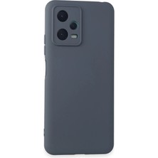 Mey Ithalat®  Xiaomi Redmi Note 12 5g Kılıf Nano Içi Kadife Silikon - Gri
