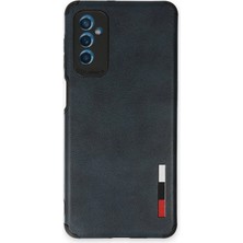 Mey Ithalat®  Samsung Galaxy M52 5g Kılıf Loop Deri Silikon - Lacivert