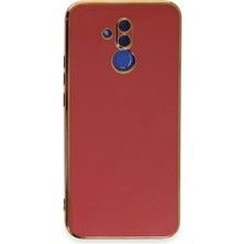 Mey Ithalat®  Huawei Mate 20 Lite Kılıf Volet Silikon - Kırmızı