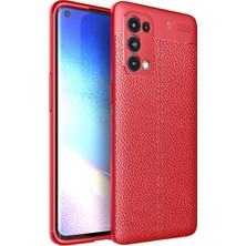 Mey Ithalat®   Reno 5 Pro Kılıf Auto Focus Kapak - Kırmızı