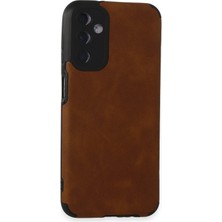 Mey Ithalat®  Samsung Galaxy M14 5g Kılıf Loop Deri Silikon - Kahverengi