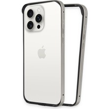 Mey Ithalat®  iPhone 15 Pro Land Bumper Koruma Kapak - Titan Gri