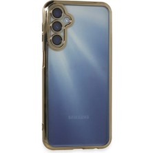Mey Ithalat®  Samsung Galaxy A55 5g Kılıf  Lensli Silikon - Gold