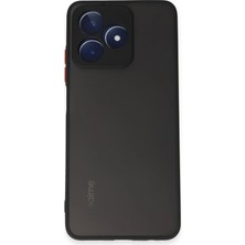 Mey Ithalat®  Realme C53 Kılıf Montreal Silikon Kapak - Siyah