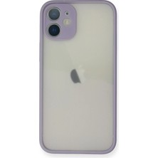 Mey Ithalat®  iPhone 11 Pro Max Kılıf Montreal Silikon Kapak - Mor