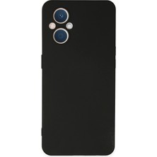 Mey Ithalat®   Reno 7 Lite Kılıf Nano Içi Kadife Silikon - Siyah