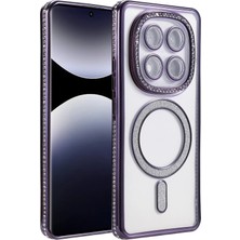 Mey Ithalat®  Xiaomi Redmi Note 14 Pro 5g Joke Simli Magneticsafe Kılıf - Derin Mor