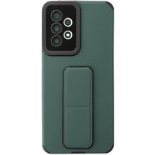 Mey Ithalat®  Samsung Galaxy A33 5g Kılıf Mega Standlı Silikon - Yeşil