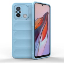 Mey Ithalat®  Xiaomi Redmi 12C Kılıf Optimum Silikon - Sky Blue