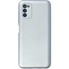 Mey Ithalat®  Samsung Galaxy A03S Kılıf Nano Içi Kadife Silikon - Sky Blue