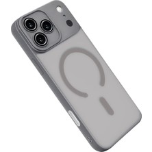 Mey Ithalat®  Apple iPhone 17 Pro Max Jota Lensli Magsafe Kapak - Titan Gri