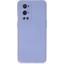 Mey Ithalat®  One Plus 9 Pro Kılıf Nano Içi Kadife Silikon - Mavi