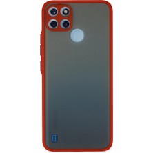 Mey Ithalat®  Realme C21Y Kılıf Montreal Silikon Kapak - Kırmızı