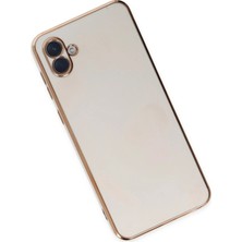 Mey Ithalat®  Samsung Galaxy A04 Kılıf Volet Silikon - Beyaz