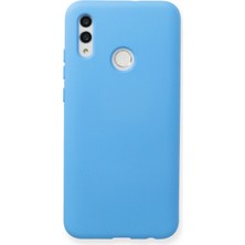 Mey Ithalat®  Huawei P Smart 2019 Kılıf Nano Içi Kadife Silikon - Mavi