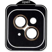 Mey Ithalat®  Apple iPhone 13 Pvd Metal Kamera Lens - Gold