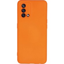 Mey Ithalat®   A74 4g Kılıf Nano Içi Kadife Silikon - Turuncu