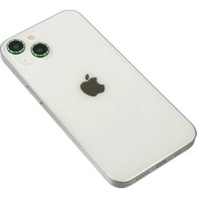 Mey Ithalat®  iPhone 14 Diamond Kamera Lens - Yeşil