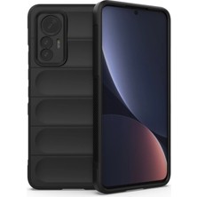 Mey Ithalat®  Xiaomi Mi 12 Lite Kılıf Optimum Silikon - Siyah