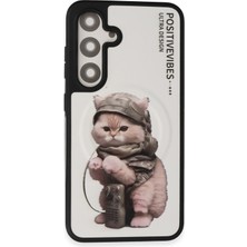 Mey Ithalat®  Samsung Galaxy S24 Fun Magsafe Kapak - Beyaz