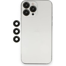 Mey Ithalat®  iPhone 12 Pro Shine Kamera Lens - Siyah