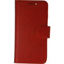 Mey Ithalat®  Samsung Galaxy J7 Prime Kılıf Trend S Plus Kapaklı Kılıf - Kırmızı