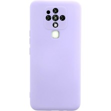 Mey Ithalat®  Tecno Camon 16 Kılıf Nano Içi Kadife Silikon - Lila