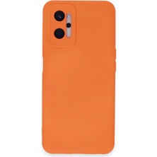 Mey Ithalat®  Realme 9i 4g Kılıf Nano Içi Kadife Silikon - Turuncu