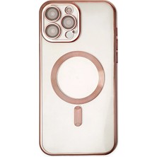 Mey Ithalat®  iPhone 13 Pro Kılıf Kross Magneticsafe Kapak - Rose