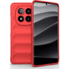 Mey Ithalat®  Xiaomi Redmi Note 14 Pro 4g Kılıf Optimum Silikon - Kırmızı