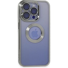 Mey Ithalat®  iPhone 15 Pro Kılıf Slot Silikon - Gümüş