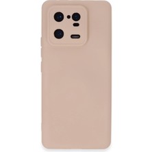 Mey Ithalat®  Xiaomi Mi 13 Pro Kılıf Nano Içi Kadife Silikon - Pudra
