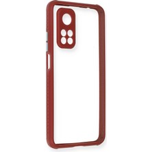 Mey Ithalat®  Xiaomi Mi 10T Pro Kılıf Miami Şeffaf Silikon - Fuşya