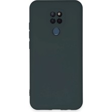 Mey Ithalat®  General Mobile Gm 20 Kılıf Nano Içi Kadife Silikon - Koyu Yeşil