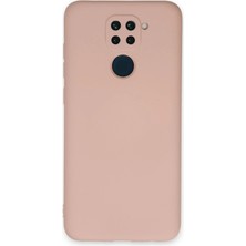 Mey Ithalat®  Xiaomi Redmi Note 9 Kılıf Nano Içi Kadife Silikon - Pudra