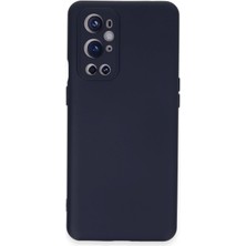 Mey Ithalat®  One Plus 9 Pro Kılıf Nano Içi Kadife Silikon - Lacivert