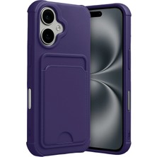 Mey Ithalat®  Apple iPhone 17 Kelvin Kartvizitli Silikon - Derin Mor