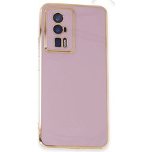 Mey Ithalat®  Xiaomi Poco F5 Pro Kılıf Volet Silikon - Mor