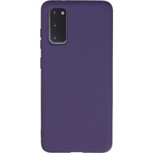 Mey Ithalat®  Samsung Galaxy S20 Kılıf Nano Içi Kadife Silikon - Mor